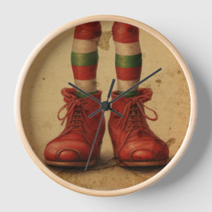 Elf Legs Wall Clock