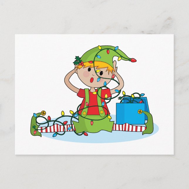 Elf Lights Postcard (Front)