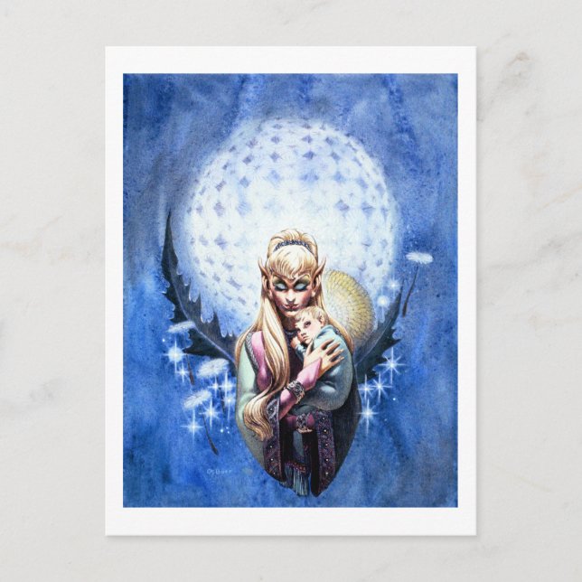 Elf Madonna Postcard (Front)