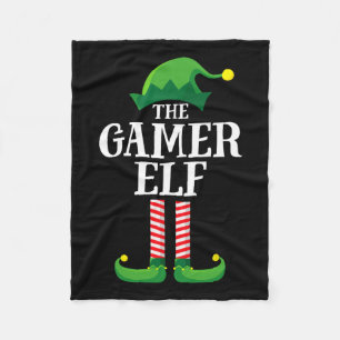 Elf Matching Family Group Christmas Party Fleece Blanket
