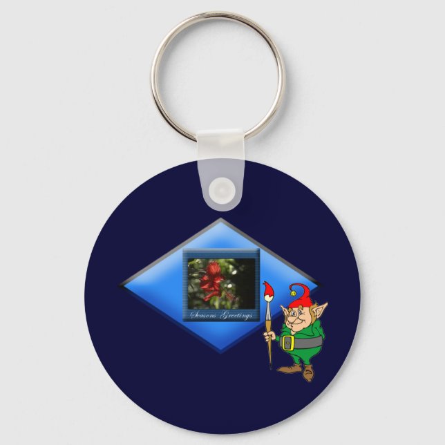 Elf Nature's Painter :-) Key Ring (Front)