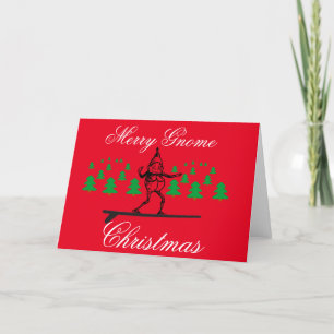 Elf on a Surfboard Thunder_Cove Holiday Card
