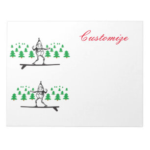 Elf on a Surfboard Thunder_Cove Notepad