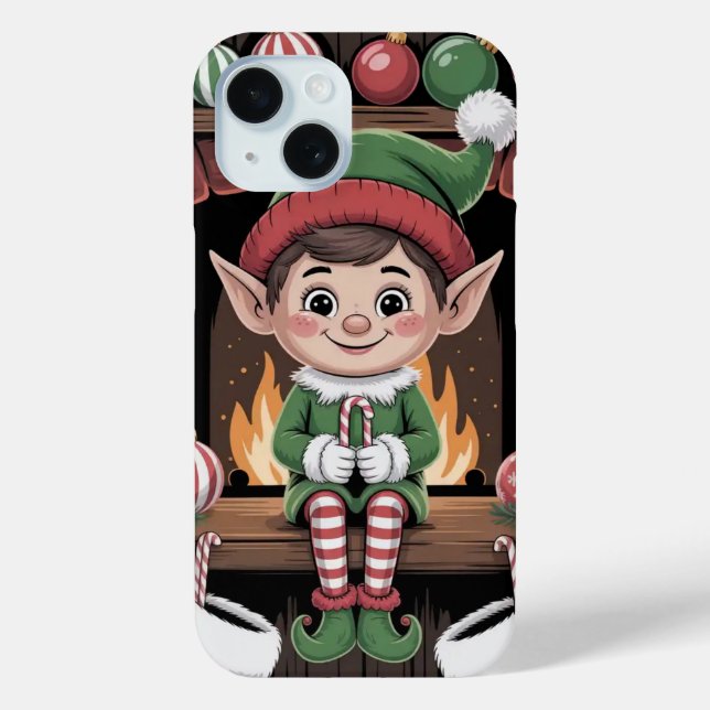 Elf on Shelf Christmas Cute iPhone / iPad case (Back)
