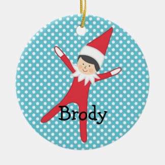 Elf on the Ornament Personalised