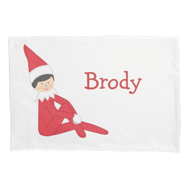 Elf On The Pillow Pillowcase (Front)
