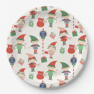 Elf Paper Plate