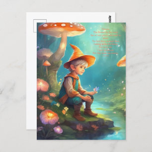 Elf Poem Postcard