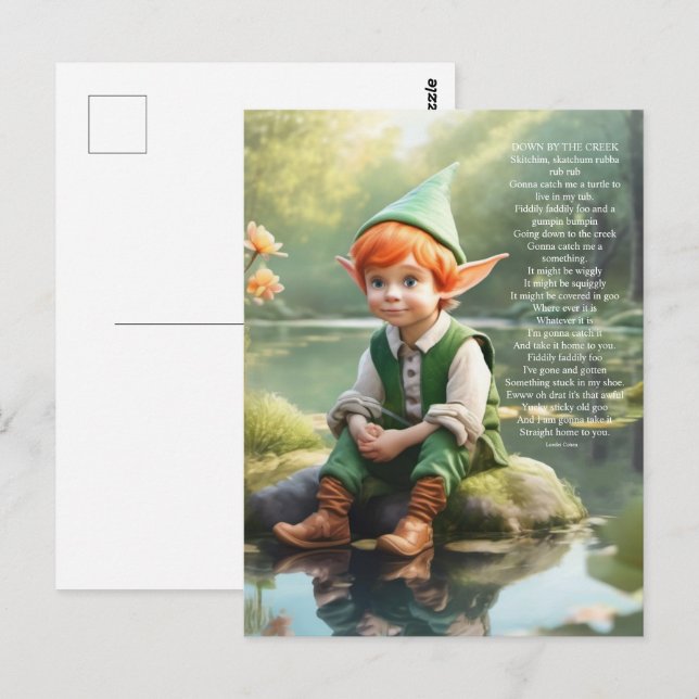 Elf  postcard (Front/Back)