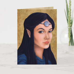 Elf Princess Holiday Card
