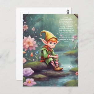 Elf Rain Postcard