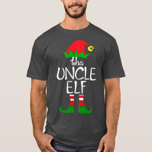 Elf Saying The Uncle Elf Matching Family Group Chr T-Shirt