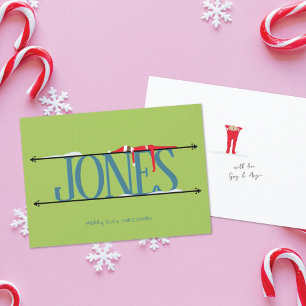 Elf Shenanigans Flat Christmas Card