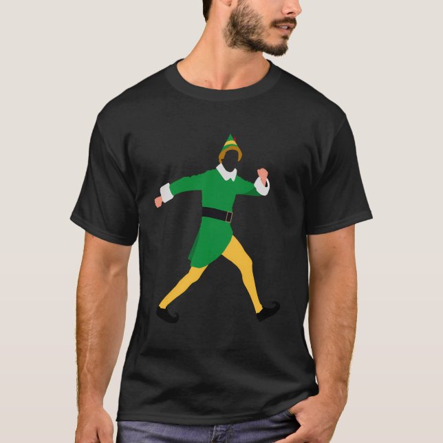 Elf Shirt Your Favourite Christmas Buddy Long Slee (Front)