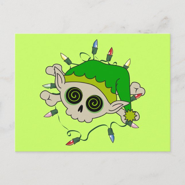 Elf Skull Postcard (Front)