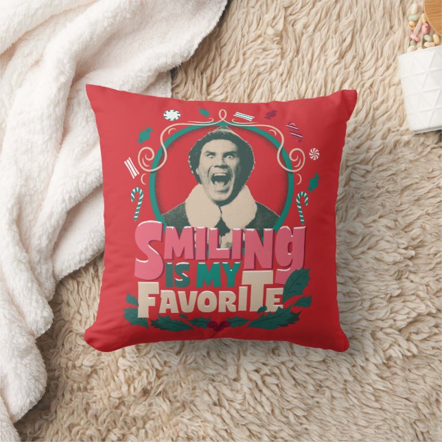 Elf - Smiling is My Favourite Cushion (Blanket)