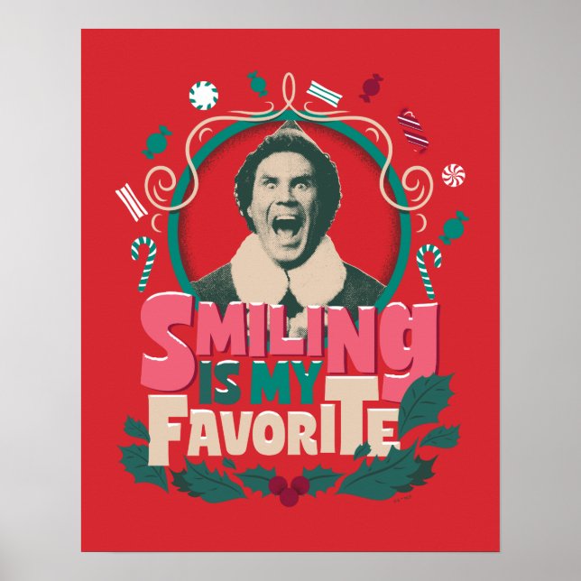 Elf - Smiling is My Favourite Poster (Front)