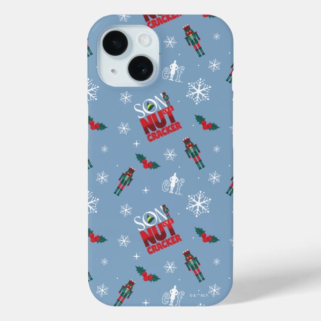 Elf "Son of a Nutcracker" Winter Pattern Case-Mate iPhone Case (Back)