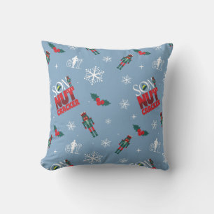 Elf "Son of a Nutcracker" Winter Pattern Cushion