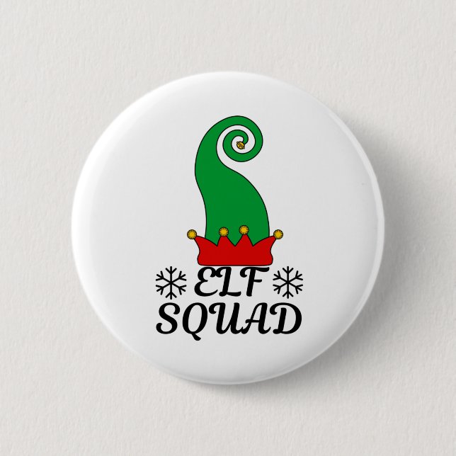 Elf Squad 6 Cm Round Badge (Front)