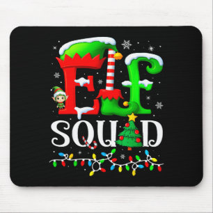 Elf Squad Christmas Family Matching Pajamas Elf Bo Mouse Pad