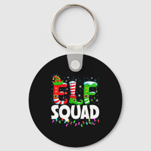 Elf Squad Christmas Family Matching Xmas Pajamas  Key Ring