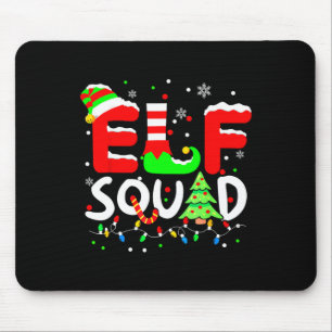 Elf Squad Christmas Matching Family Toddler Boy Gi Mouse Pad
