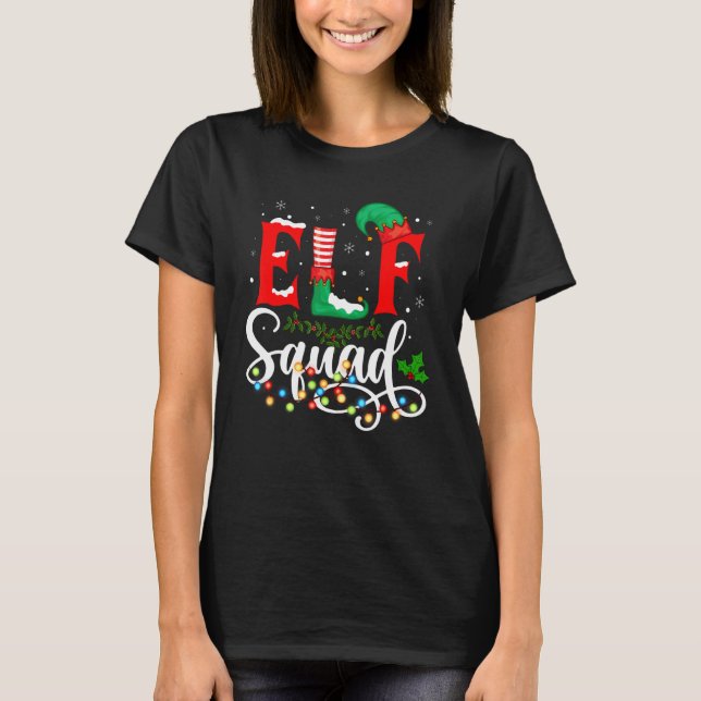 Elf Squad Christmas Matching Family Toddler Boy Gi T-Shirt (Front)