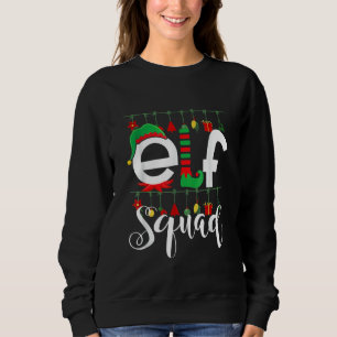 Elf Squad Christmas Matching Family Xmas Toddler B Sweatshirt
