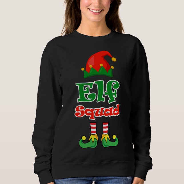 Elf Squad Christmas Sweatshirt (Front)