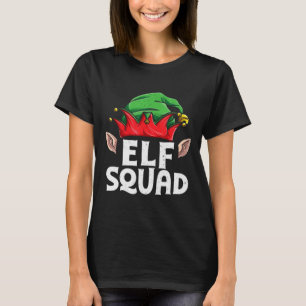 Elf Squad Funny Elf Family Christmas Matching Paja T-Shirt