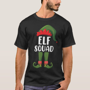 Elf Squad Funny Family Matching Christmas T-Shirt