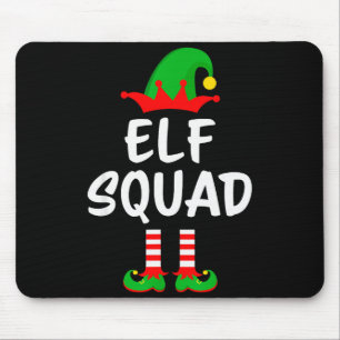 Elf Squad Matching Family Christmas Mouse Pad