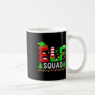 Elf Squad Matching Family Christmas Santa Hat Xmas Coffee Mug
