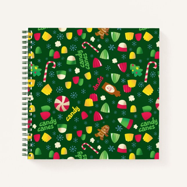 Elf the Movie Candy Pattern Notebook (Front)