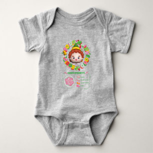 Elf the Movie Four Main Food Groups Baby Bodysuit