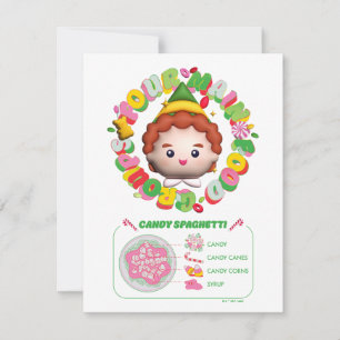 Elf the Movie   Four Main Food Groups Card