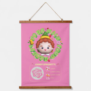 Elf the Movie   Four Main Food Groups Hanging Tapestry