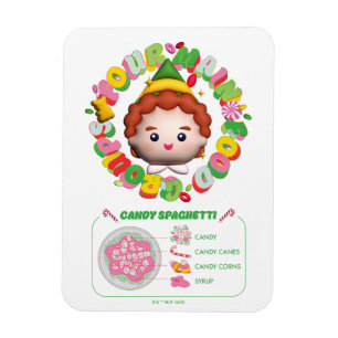 Elf the Movie   Four Main Food Groups Magnet