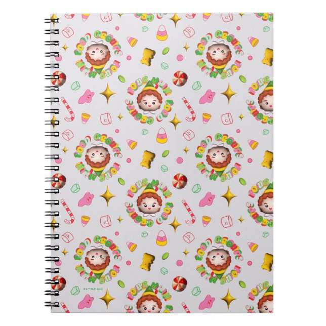 Elf the Movie | Four Main Food Groups Pattern Notebook (Front)