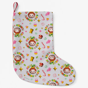Elf the Movie   Four Main Food Groups Pattern Small Christmas Stocking