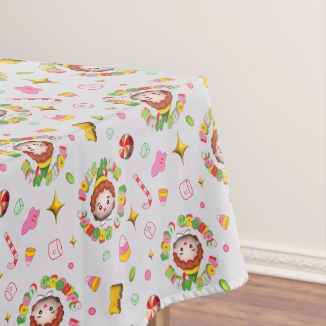 Elf the Movie | Four Main Food Groups Pattern Tablecloth (In Situ)