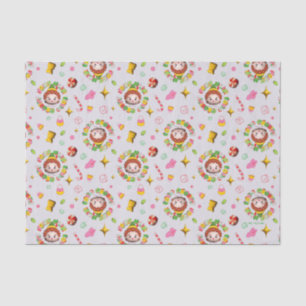 Elf the Movie   Four Main Food Groups Pattern Tissue Paper