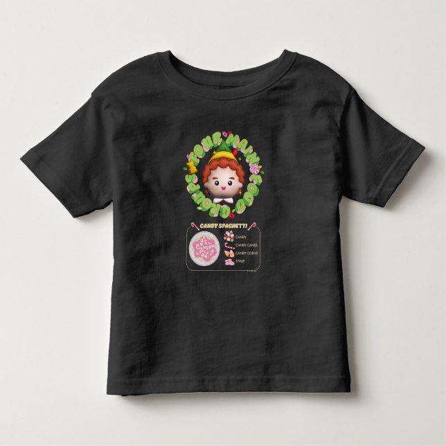 Elf the Movie | Four Main Food Groups Toddler T-Shirt (Front)