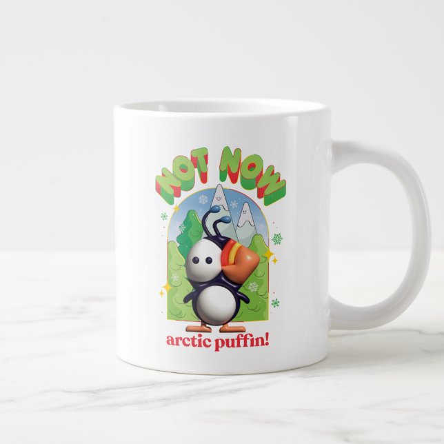 Elf the Movie | Not Now Arctic Puffin! Large Coffee Mug (Right)