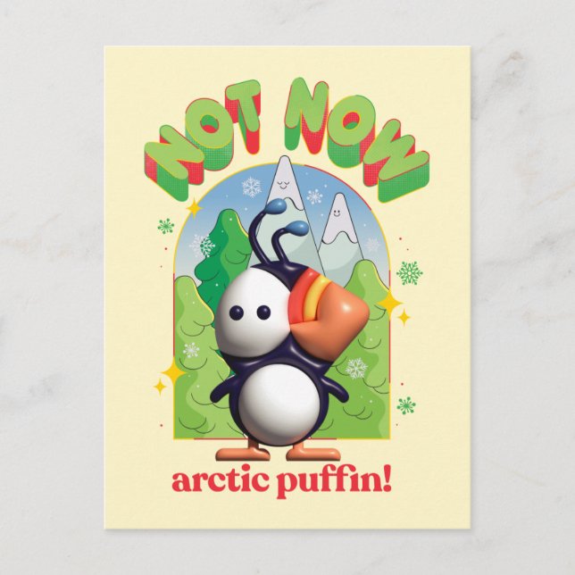 Elf the Movie | Not Now Arctic Puffin! Postcard (Front)
