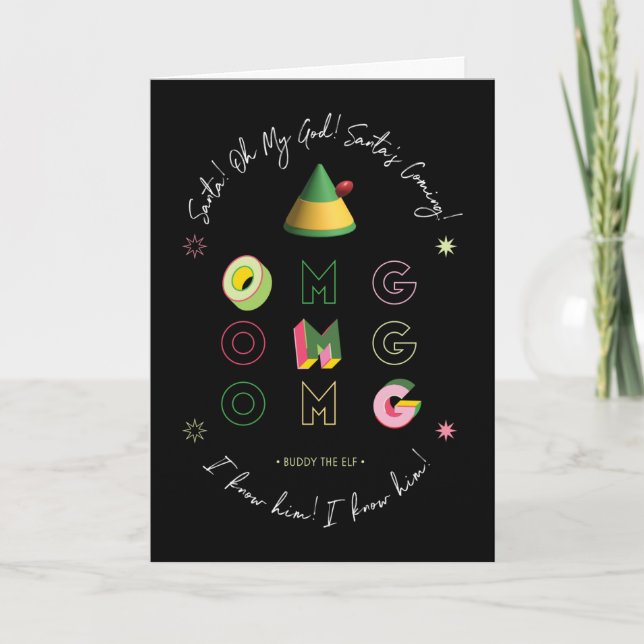 Elf the Movie | Santa OMG Card (Front)