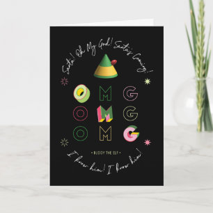 Elf the Movie   Santa OMG Card