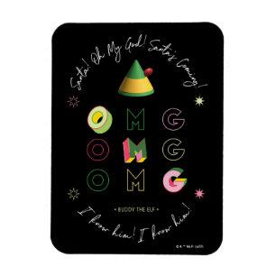 Elf the Movie   Santa OMG Magnet
