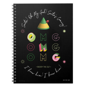 Elf the Movie   Santa OMG Notebook